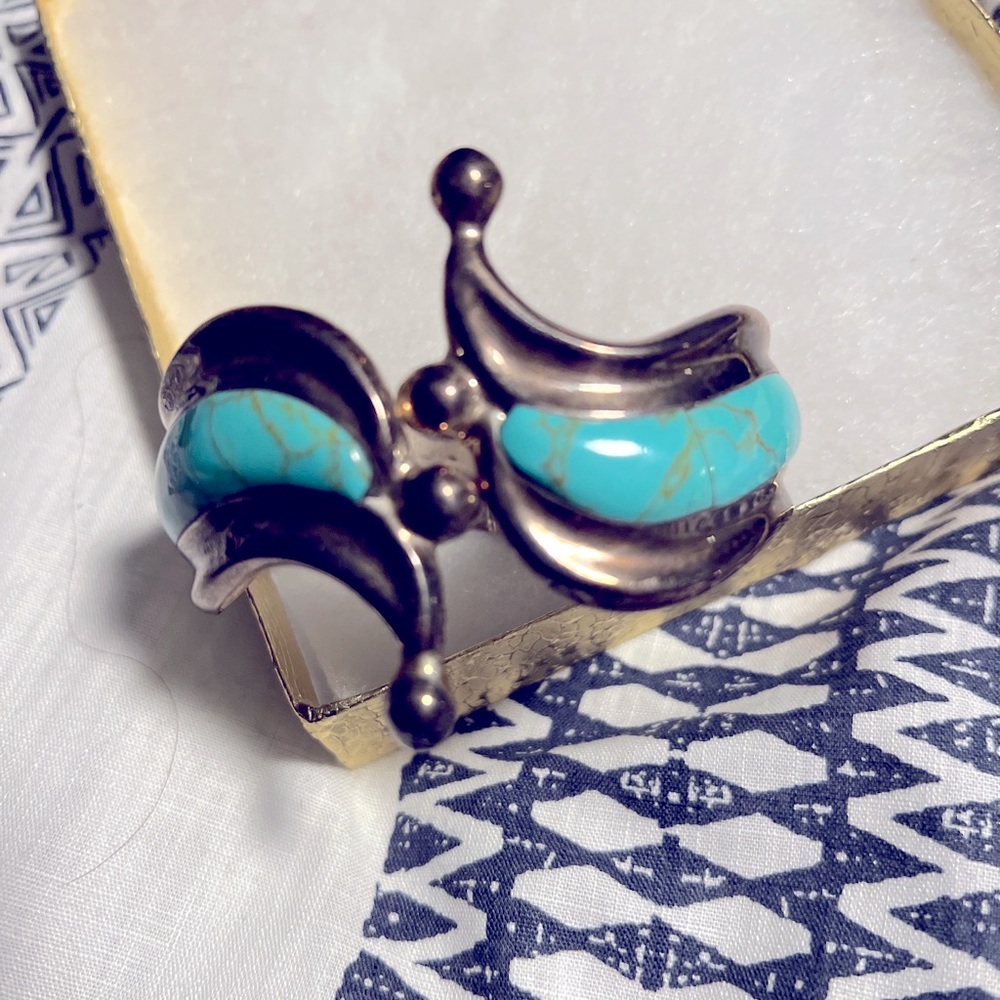 Gorgeous silver turquoise bracelet, bought 15 years ago